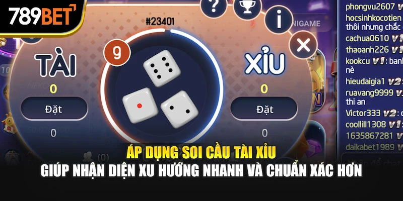 Áp dụng soi cầu Tài Xỉu giúp nhận diện xu hướng nhanh và chuẩn xác hơn